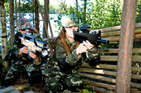 Lasertaistelusimulaatio